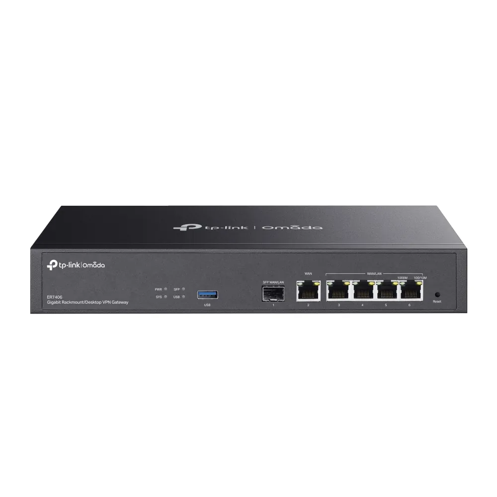 Omada (ER7406) Gigabit Rackmount/Desktop VPN Gateway