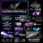 ASUS ROG Strix SCAR 16 G635L-XRW165W Gaming Laptop - Image 7