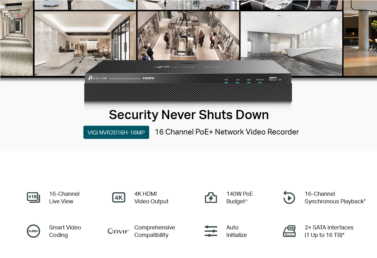 VIGI NVR2016H Overview1